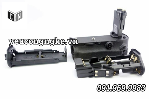 Đế pin Canon 5D mark III battery grip kèm điều khiển, khay pin tiểu AA