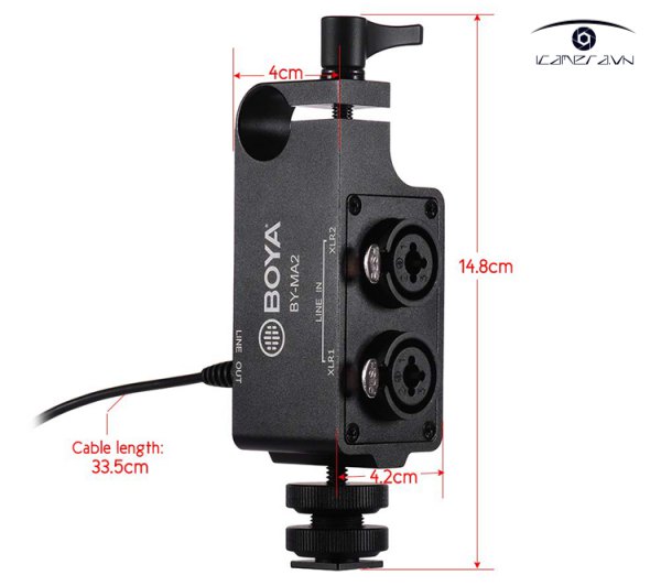 cap chuyen doi 3.5mm sang USB Type-C BOYA BY-M2A gia re ha noi