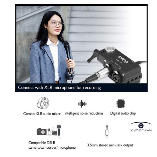 cap chuyen doi 3.5mm sang USB Type-C BOYA BY-M2A gia re ha noi