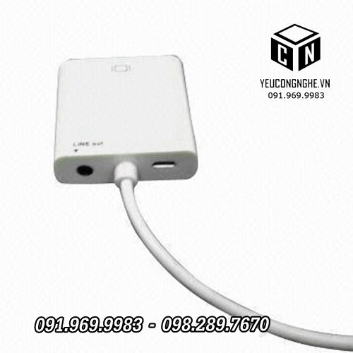 Cáp chuyển đổi microUSB MHL sang cổng VGA máy chiếu cho điện thoại Android