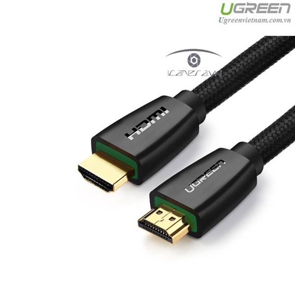 Cáp HDMI 10m chuẩn 2.0 Chính hãng Ugreen 40414 hỗ trợ 3D, 4K