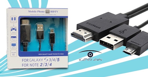 Cáp HDMI ra TV cho Samsung Galaxy S3/S4/S5, note 2/ note 3/ note 4