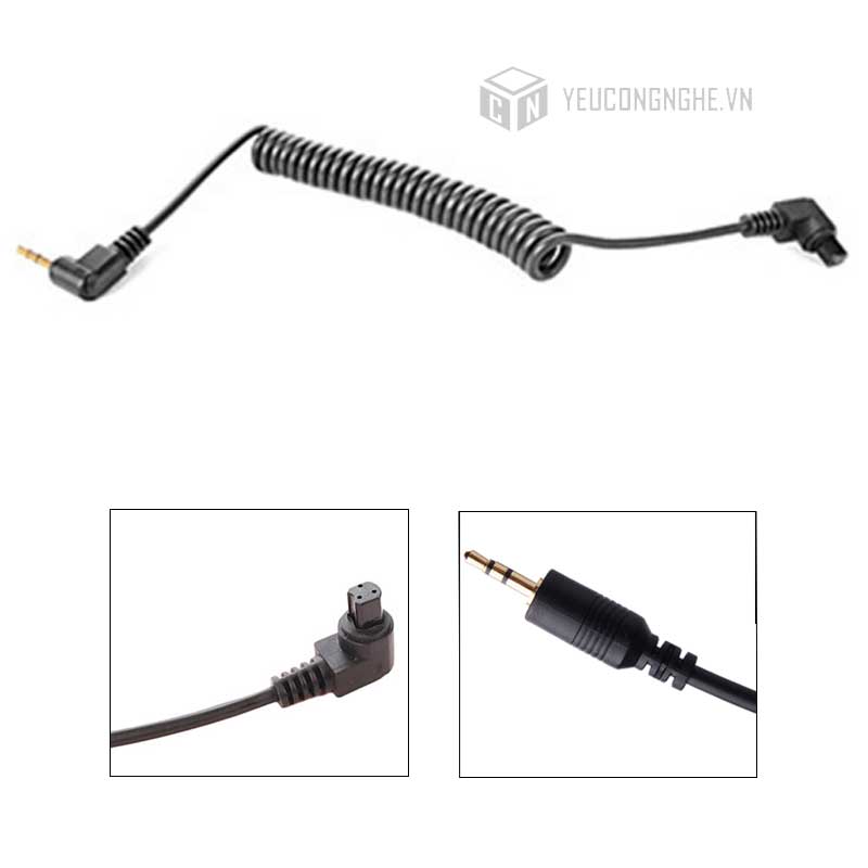 Cáp kết nối cổng 2.5mm và C3 cho máy ảnh và trigger