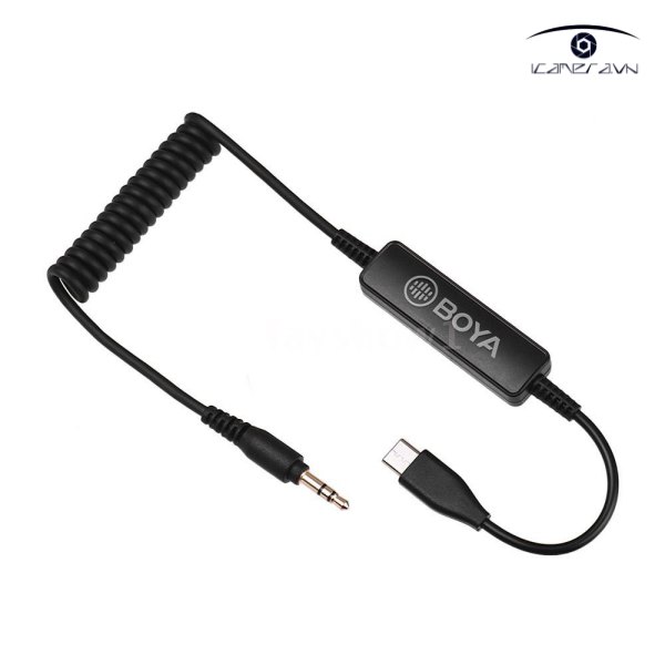 cap ket noi am thanh BOYA 35C-USB C 3,5mm den USB Type-C gia re ha noi