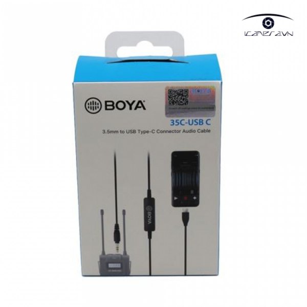 cap ket noi am thanh BOYA 35C-USB C 3,5mm den USB Type-C gia re ha noi
