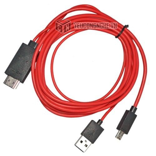 Cáp Mobile phone for HDTV MHL to HDMI media adapter cho Samsung Galaxy