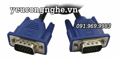 Dây cáp nối hai đầu cổng VGA máy chiếu dài 1.5m