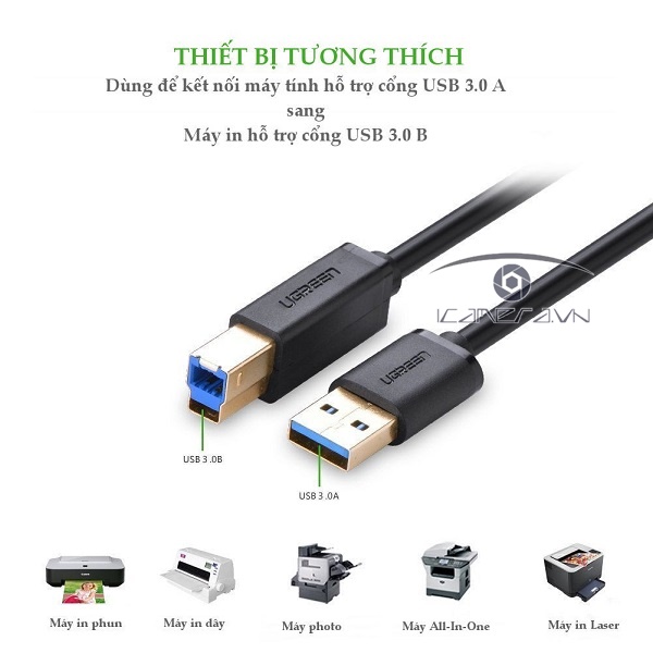 Cáp usb 3.0 dùng cho ổ cứng cắm ngoài chính hãng Ugreen 10372