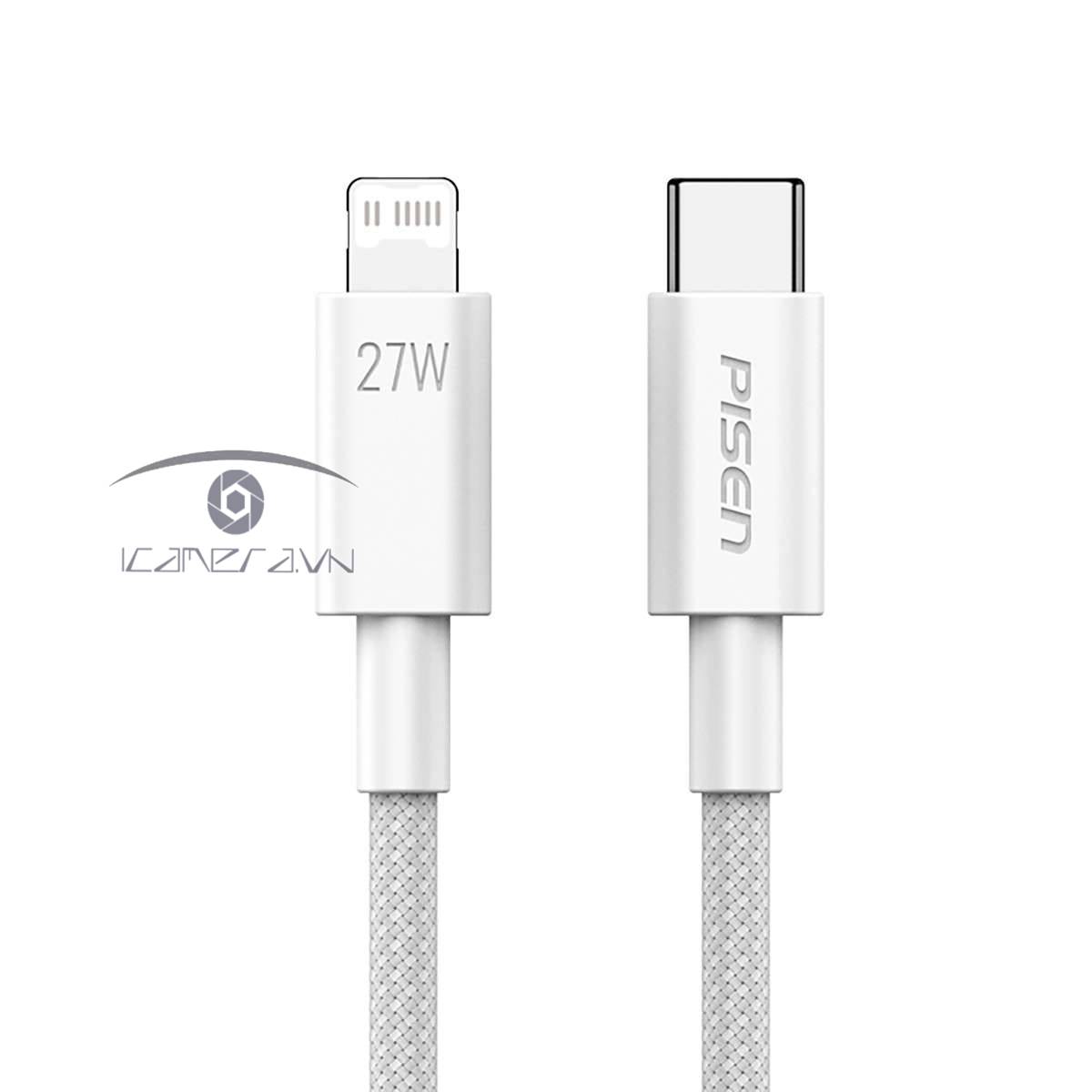 Cáp sạc USB-C to Lightning Pisen Fast - Vivid 1m CL-PD10-1000
