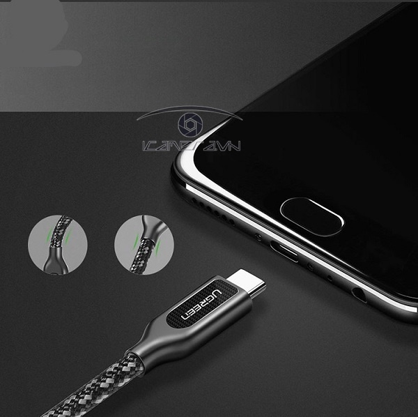 Cáp USB Type C to USB Type C Ugreen 50224/50223dài 1m lõi hợp kim