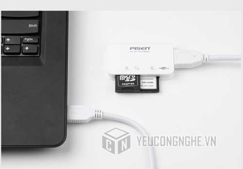Đầu đọc thẻ đa năng Pisen All-in-one USB 3.0