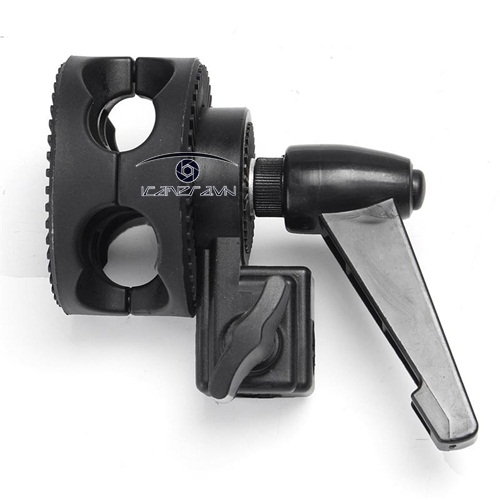 Chân đèn kèm boom arm tay khuỷu, khớp nối Studio Lighting 2m