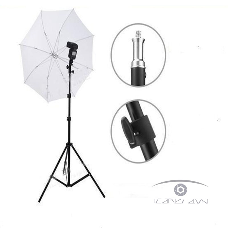 Chân đèn light stand cỡ nhỏ 1.6m