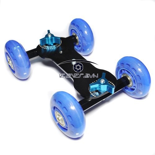 Dolly slider chân đỡ bánh xe trượt hỗ trợ quay phim chụp ảnh