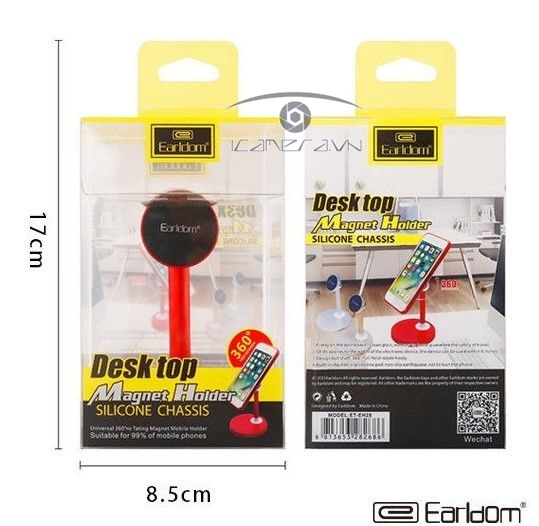 Chân đứng nam châm dính cho điện thoại đặt trên bàn