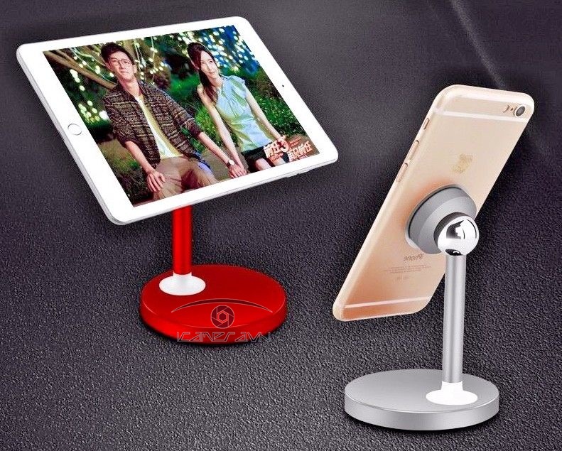 Chân đứng nam châm dính cho điện thoại đặt trên bàn