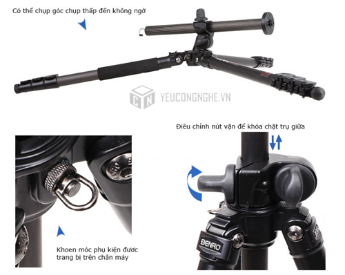 Chân máy ảnh Benro A2980F giá tốt chính hãng