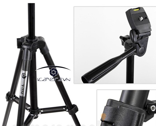 Chân máy ảnh cỡ nhỏ Tripod 3 way panhead Zhuoyue Y-334 1.02m