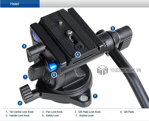 Chân máy Monopod chuyên nghiệp Benro A38TDS2