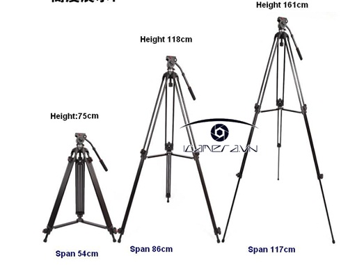 Chân máy quay chuyên nghiệp professional tripod panhead Jieyang JY-0508AM