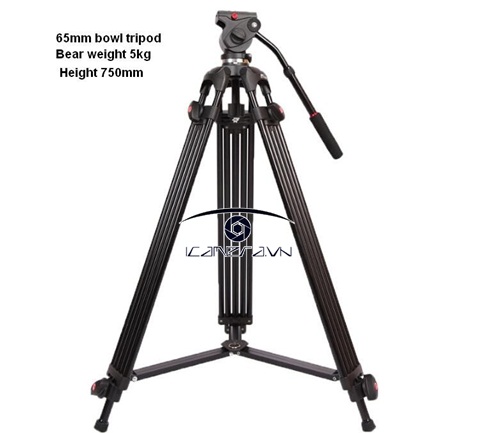 Chân máy quay chuyên nghiệp professional tripod panhead Jieyang JY-0508AM