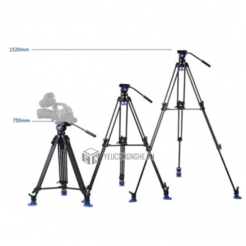 Chân máy quay phim Benro KH-26 Professional video tripod