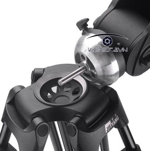 Chân máy quay tripod chuyên nghiệp Jieyang JY0508B đầu ball head tải 5kg