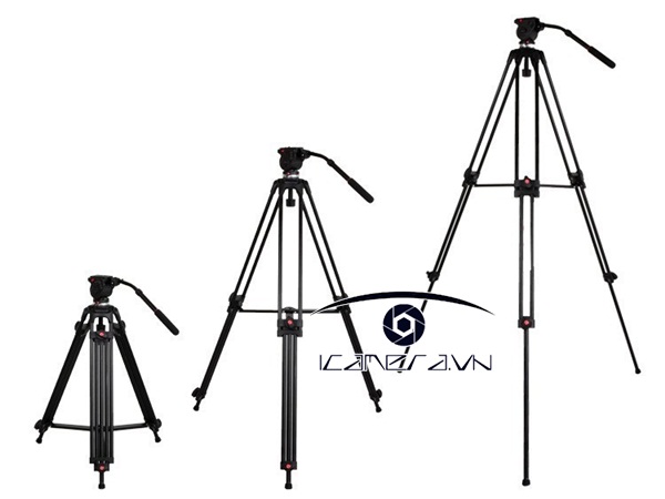 Chân máy quay tripod chuyên nghiệp Jieyang JY0508B đầu ball head tải 5kg