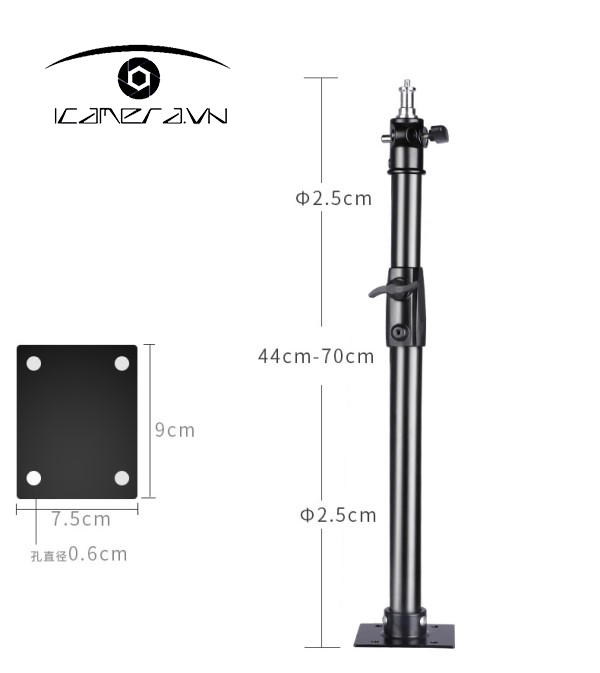 Tay treo đèn thả trần Studio