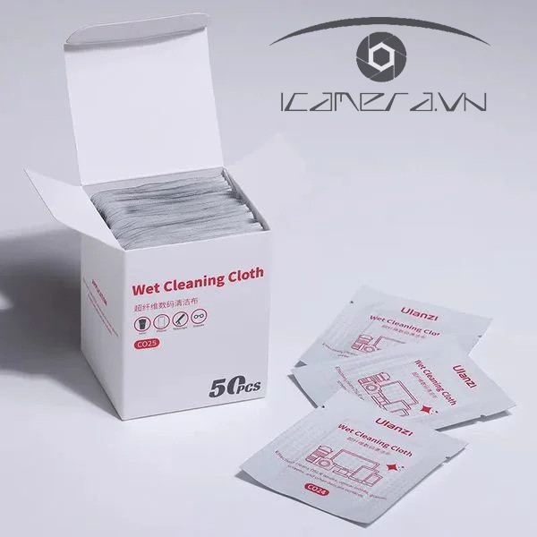 Ulanzi CO25 - Vải lau ống kính sợi mật độ cao 50 chiếc