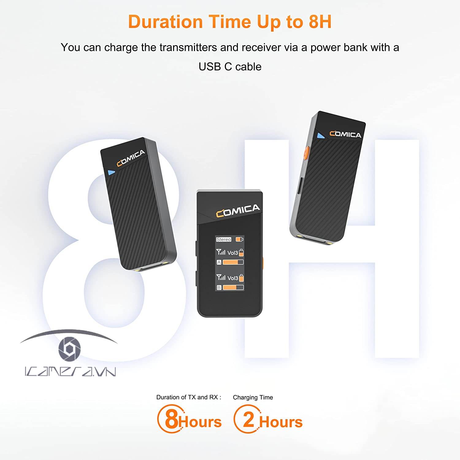 Mic thu âm không dây Comica Vimo C2