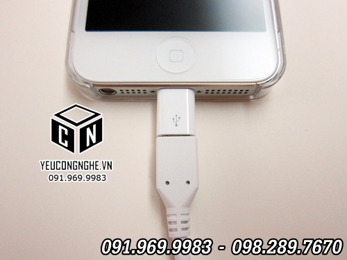 Đầu chuyển Lightning iPhone 7 6 5/5s sang Micro USB Adapter