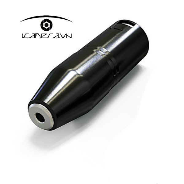 Giắc Choseal CXLR male chuyển đổi sang 3.5mm TRS female