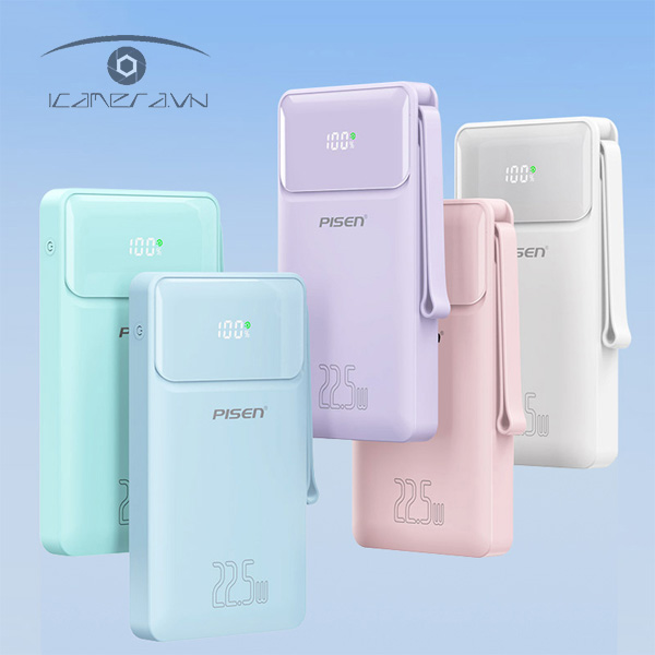 Sạc dự phòng Pisen POWERLink Square 22.5W - TP-D067