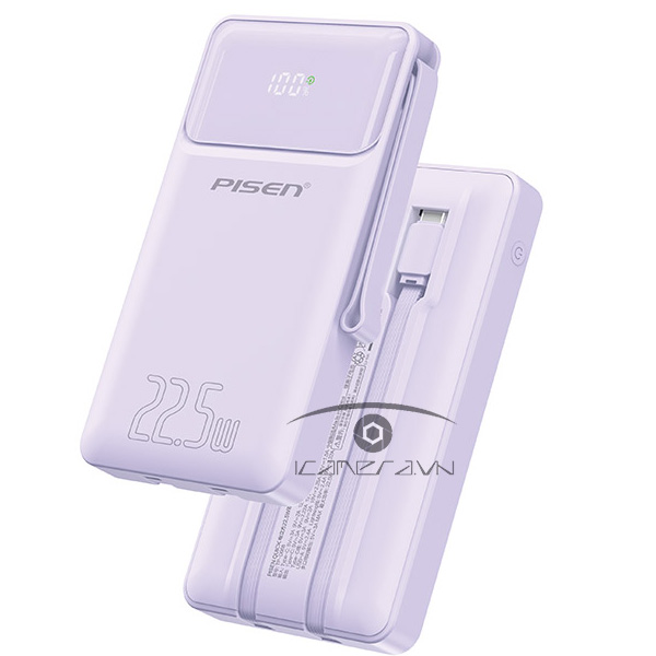 Sạc dự phòng Pisen POWERLink Square 22.5W - TP-D067