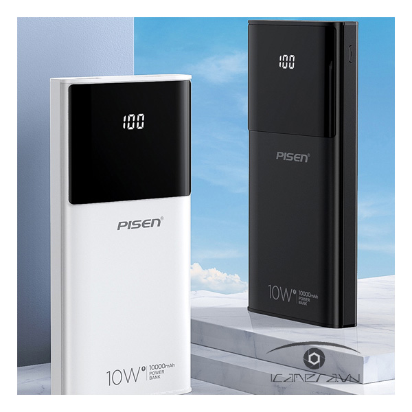 Sạc dự phòng Pisen MR WHITE DIGITAL 10000MAH - TP-D33(GLB)