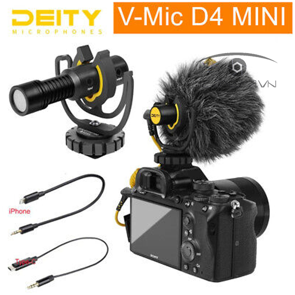 Microphone thu âm hiệu Deity D4 Mini cho Camera/Smartphone