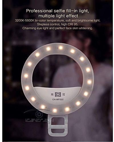 Led chụp ảnh selfie CN-MP3C 32 bóng tròn Nanguang Ring led