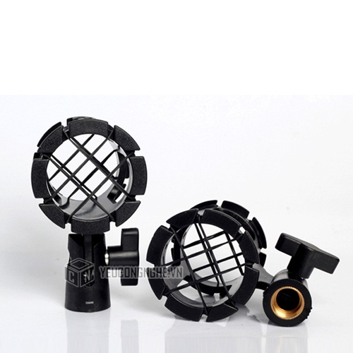 Đầu boom mic gắn giữ mic trên boom, chân đỡ mic Microphone holder support MH-01