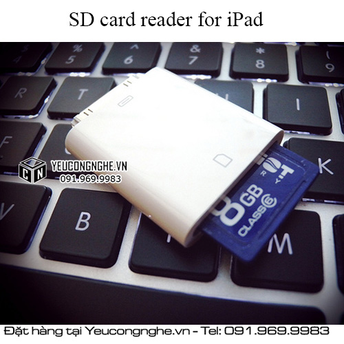 iPad Camera Connection Kit đầu đọc thẻ nhớ SD cho máy tính bảng