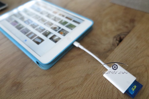 Đầu đọc thẻ SD cho iPad Lightning to SD card camera reader
