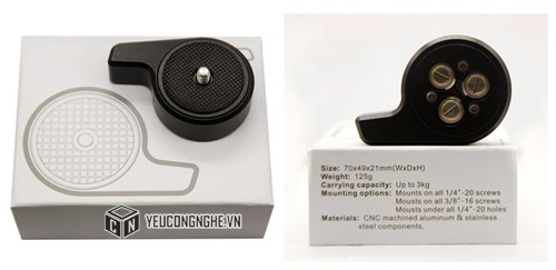 Đầu vít đa năng thao tác nhanh gắn máy ảnh, máy quay Manos K-10