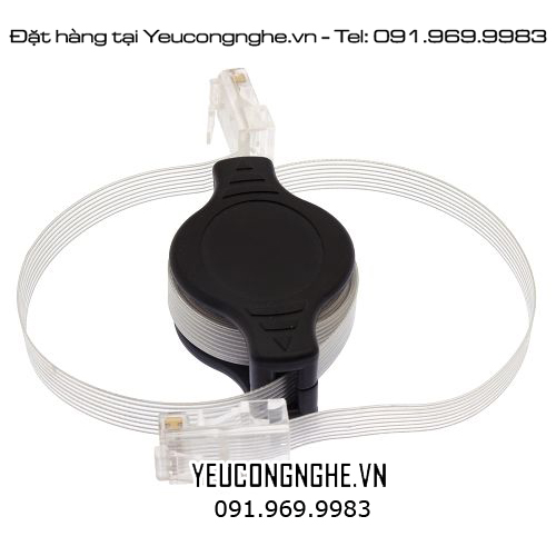 Dây mạng Lan tự cuốn RJ45 dây rút bấm sẵn 2 đầu