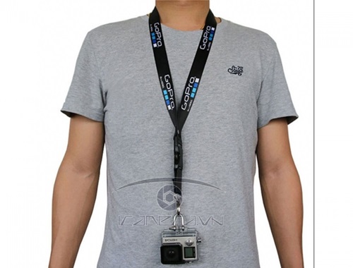 Dây đeo cổ logo Gopro giá rẻ bán tại Hà Nội