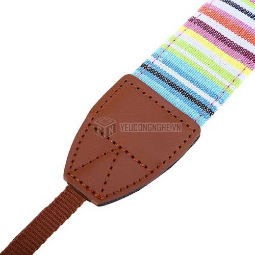 Dây đeo cổ cho máy ảnh Canon Sony họa tiết thổ cẩm Lynca LC02