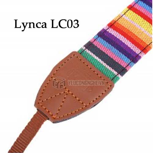 Dây đeo máy ảnh họa tiết thổ cẩm cho Nilkon Canon Fujifilm LC03 Lynca