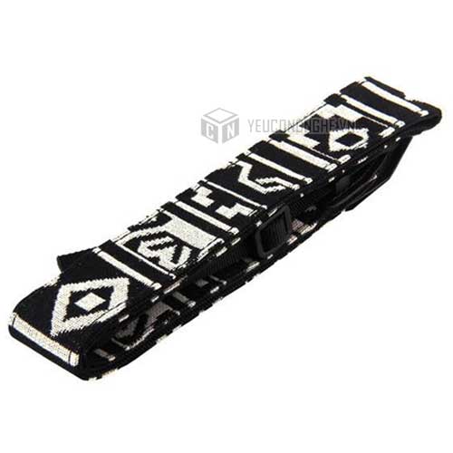 Dây đeo máy ảnh cho Canon Nikon Sony họa tiết thổ cẩm LC04 Lynca
