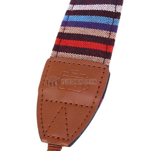 Dây đeo máy ảnh Canon Nikon họa tiết thổ cẩm giá rẻ LC09 Lynca