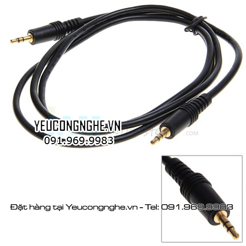 Cáp 2 đầu 3.5mm dài 3m giá rẻ tại Hà Nội