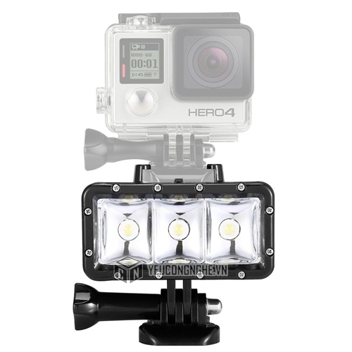 Đèn LED chống nước, lặn biển cho Gopro kèm pin sạc GL-30